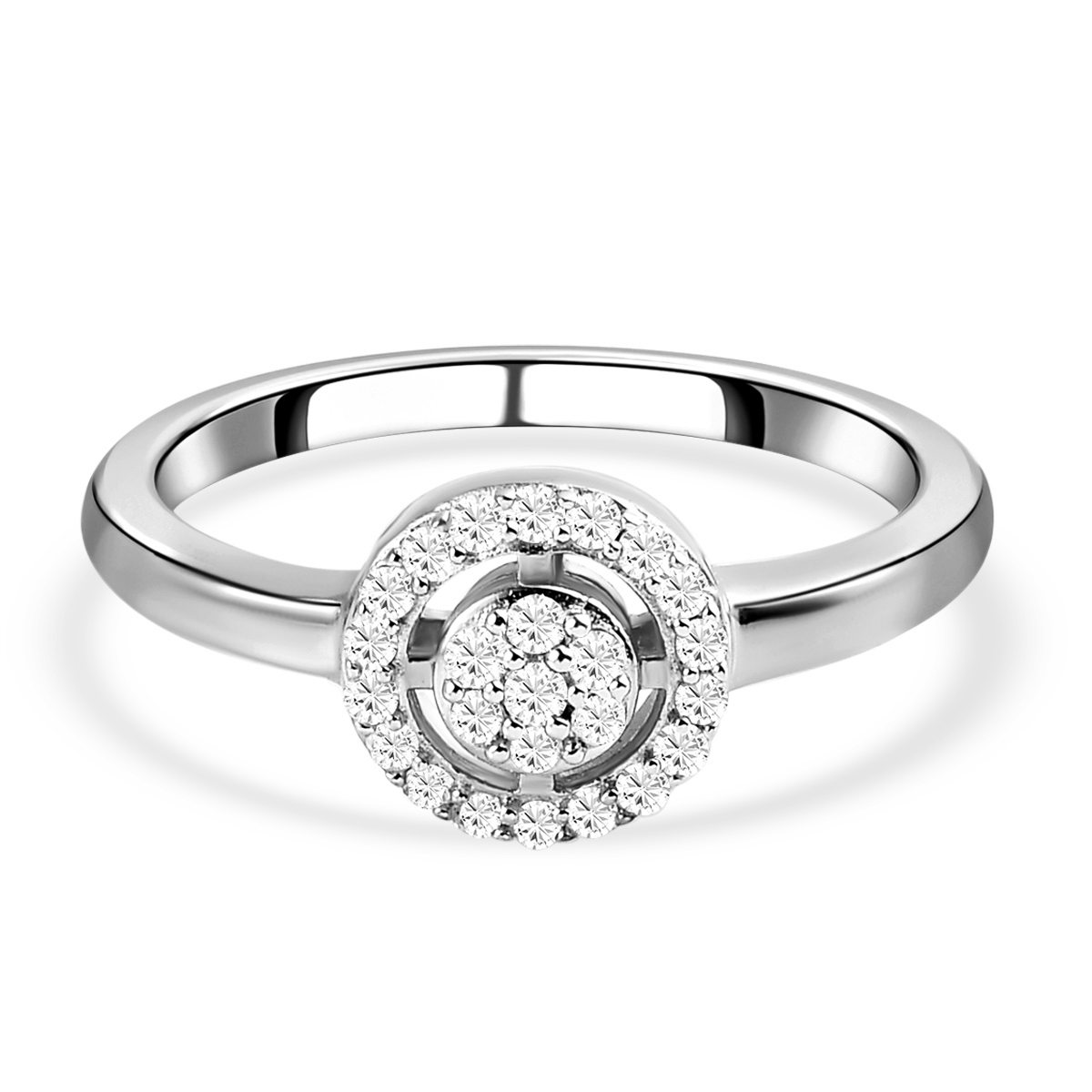 Weißer Diamant Ring 0 20 ct SHOPLC