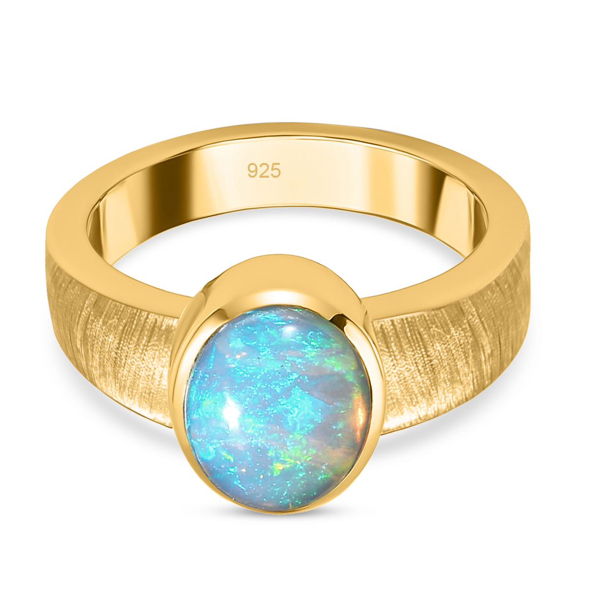 Natürlicher äthiopischer Welo Opal Ring 1 68 ct SHOPLC