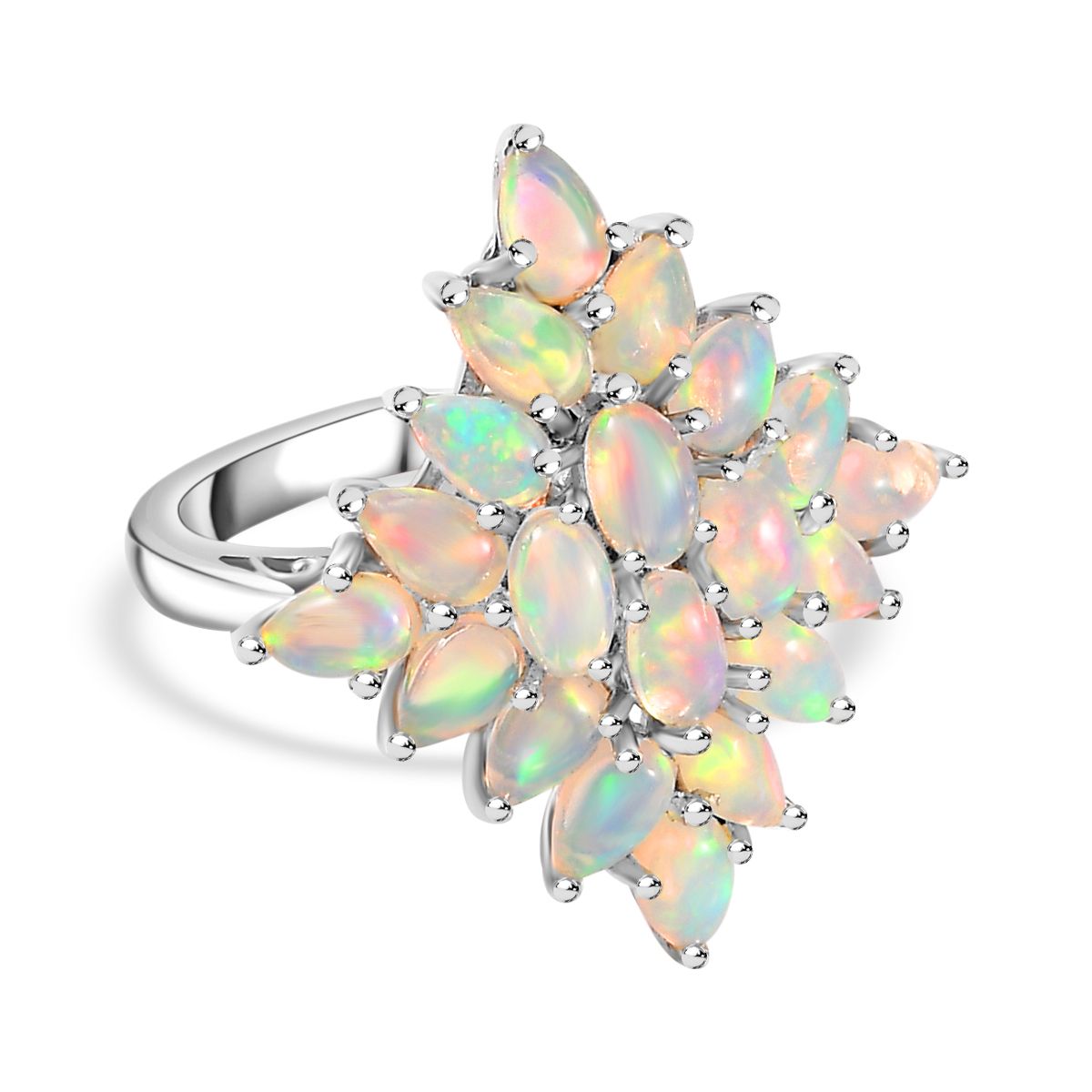 AA Natürlicher äthiopischer Welo Opal Ring ca 2 98 ct SHOPLC