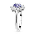 AA Tansanit und Zirkon Ring - 0,97 ct. image number 4