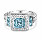 AA blauer Zirkon-Ring - 2,54 ct. image number 0