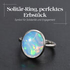 AAAA Natürlicher, äthiopischer Welo Opal Ring in 950 Platin - 5,27 ct. image number 1