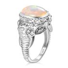 AA Natürlicher, äthiopischer Welo Opal Ring - 4,18 ct. image number 4