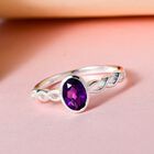 Afrikanischer Amethyst Ring 925 Silber (Größe 17.00) ca. 0,76 ct image number 1