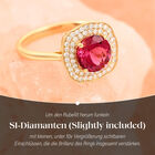 ILIANA AAA Rubellit und SI Diamant Ring in 750 Gold - 2,15 ct. image number 2