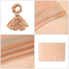 LA MAREY – Chiffon Schal aus Maulbeerseide, beige image number 4