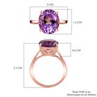 AA Rose De France Amethyst Ring 925 Silber rosévergoldet (Größe 16.00) ca. 4,82 ct image number 6