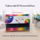 Malset mit 80 Wasserfarben image number 1