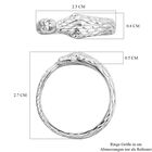 Royal Bali Kollektion- Schlangen Ring in 925 Silber image number 5