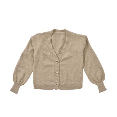 LA MAREY - Strickjacke mit Knöpfen, beige