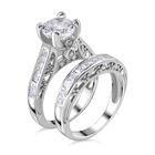 LUSTRO STELLA 2er-Set- Zirkonia Ring - 5,75 ct. image number 2