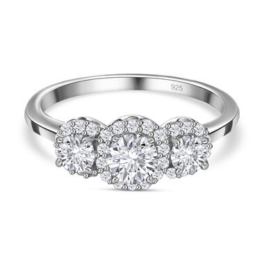 Moissanit Ring - 0,98 ct.