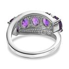 Afrikanischer Amethyst Ring Edelstahl (Größe 16.00) ca. 2,07 ct image number 5