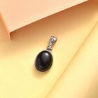 Schwarzer Onyx Anhänger, ca. 9.85 ct image number 1