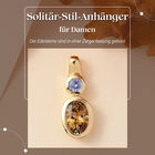 AA Natürlicher goldener Tansanit und Tansanit Anhänger - 1,20 ct. image number 1