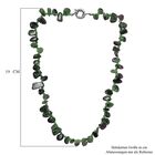 Rubin Zoisite und grüne Jade-Halskette, 50 cm - 182 ct. image number 5