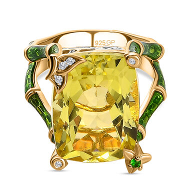 GP Vola via Kollektion - AAA Ouro Verde Quarz und Multi-Edelstein-Ring - 10,27 ct.