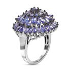 Tansanit Cluster Ring - 5,16 ct. image number 4