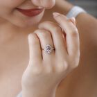 AAA rosa Morganit und Diamant Ring - 1,93 ct. image number 8