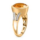 Citrin und Zirkon Ring - 6,14 ct. image number 4