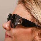 Sonnenbrille, Schwarz mit Design image number 3