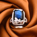 Royal Bali Kollektion - AAA Labradorit Ring - 10,94 ct. image number 1