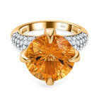 Citrin und Zirkon Ring - 8,38 ct. image number 0