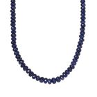 Blaue Saphir-Halskette, 45 cm - 160 ct. image number 0