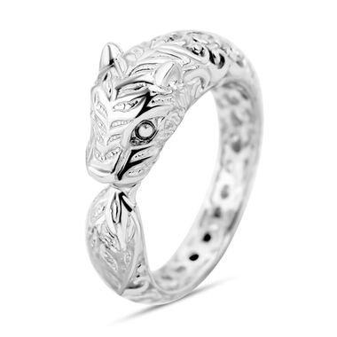 Royal Bali Kollektion- Jaguar Ring in 925 Silber