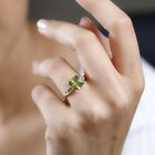 Peridot kubischer Zirkonia-Ring - 4,55 ct. image number 2