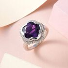 GP Italian Garden Kollektion - Lusaka Amethyst, Zirkon und Kanchanaburi blauer Saphir Ring - 7,16 ct. image number 1