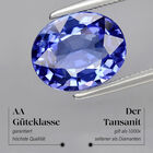 AA Tansanit und Moissanit Ring - 1,50 ct. image number 3