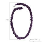 Afrikanischer Amethyst Halskette ca. 50 cm 925 Silber rhodiniert ca. 305.00 ct image number 5