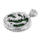 Royal Bali Kollektion- Grüner Jade-Drachen-Anhänger - 53,93 ct. image number 3