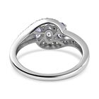 Tansanit und Zirkonia Ring - 1.15 ct. image number 5