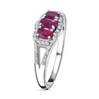 Afrikanischer Rubin und Zirkon-Ring - 1,14 ct. image number 2