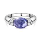 Tansanit und Zirkon Ring - 2,50 ct. image number 0