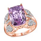 GP Italian Garden Kollektion- Rose De France Amethyst, Zirkon und Saphir-Ring - 7,01 ct. image number 3