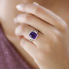 Lusaka Amethyst Ring, 925 Silber platiniert, (Größe 20.00) ca. 4.94 ct image number 2