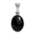 Schwarzer Onyx Anhänger, ca. 9.85 ct image number 0