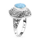 Royal Bali - Larimar Ring, 925 Silber (Größe 17.00) ca. 4.09 ct image number 2