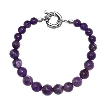 Afrikanisches Amethyst-Armband, 19 cm - 75 ct.