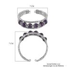 Zweifarbiges Amethyst-Armband, 18 cm - 43 ct. image number 5