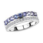 AA Tansanit und Zirkon Ring - 0,91 ct. image number 3