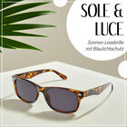 SOLE AND LUCE - Blaue Lichtschutz-Lesesonnenbrille , Demi +1.00 Sunreader image number 1