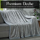 Premium Kuscheldecke aus 100% Mikrofaser, Grau image number 8