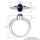 Blauer Sternsaphir und Zirkon-Ring - 2,02 ct. image number 6