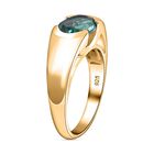 Pfau Triplett Quarz Ring, 925 Silber 750 Gelbgold Vermeil - 2,01 ct. image number 4