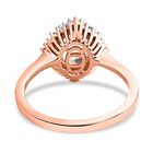 AAA rosa Morganit und Diamant Ring - 1,93 ct. image number 5