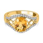 Premium brasilianischer Heliodor und Zirkon-Ring - 1,92 ct. image number 0